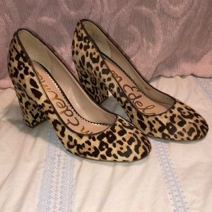 Sam Edelman cheetah print heels